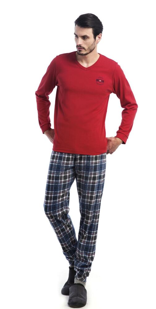 Pánské pyžamo Oneira 2965 červená