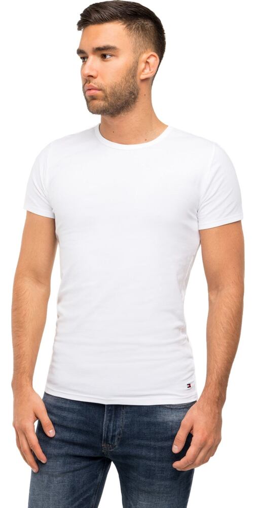Pánské tričko Tommy Hilfiger 2S87905187 bílé
