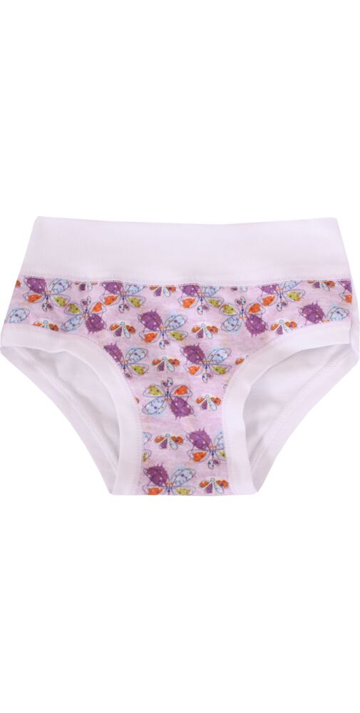 Bavlněné prádlo pro děvčata s motýlky B2265 lila