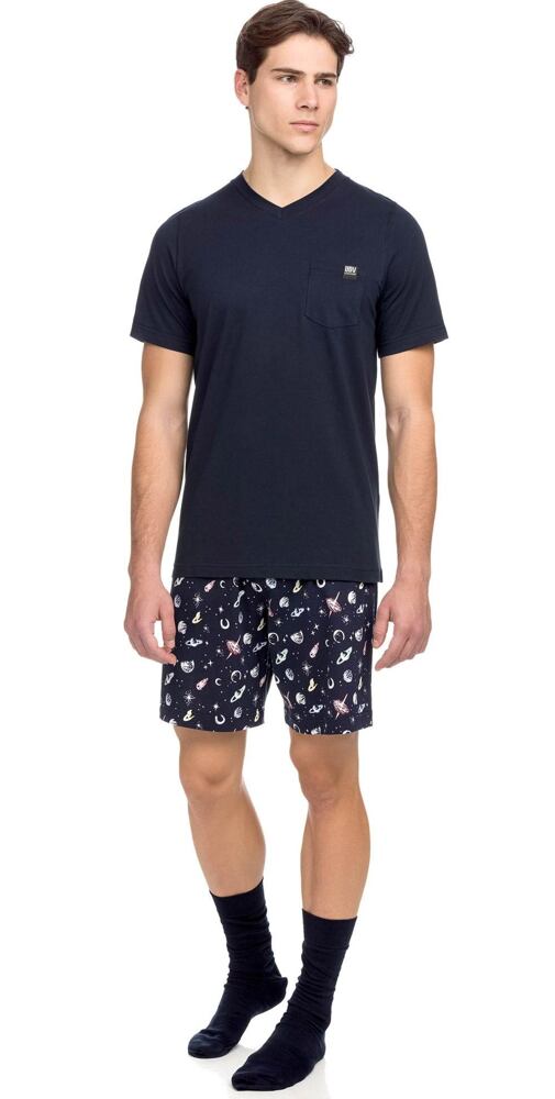 Vamp! krátké pyžamo pro muže 15648 blue