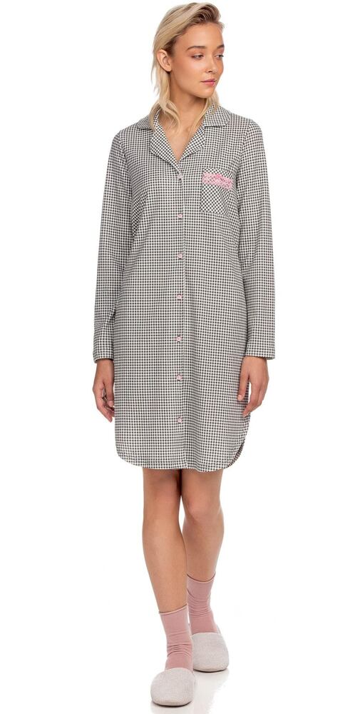 Propínací košile na spaní Vamp! Rosa 15373 gray shadow