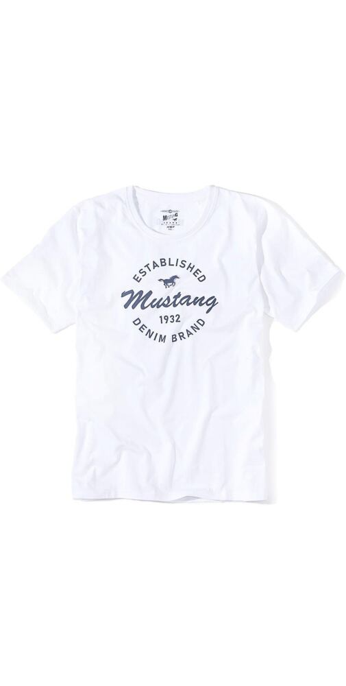 Mustang tričko s krátkým rukávem pro muže 4175-2100 bílé