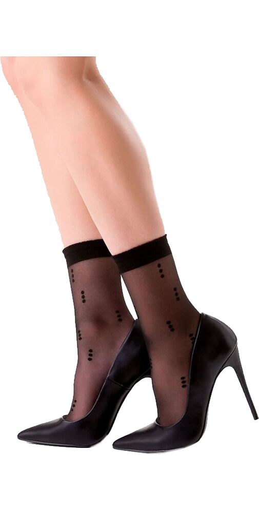 Černé silonkové ponožky Gabriella Vivi 700