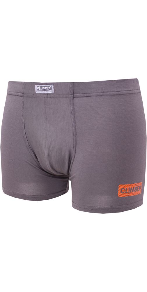 Pánské boxerky z bambusu Climber 2245 šedé