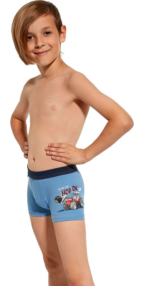 Boxerky s traktorem Cornette Kids Tractor Style