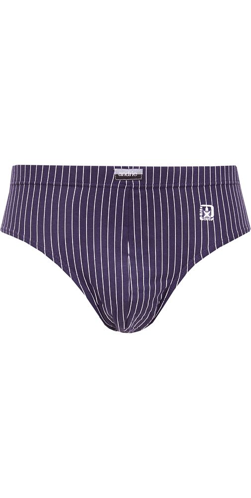 Pánské slipy bavlna/lycra Andrie PS 3537 navy