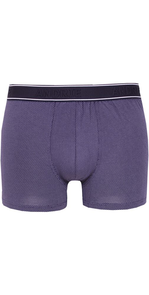 Pánské boxerky s přiznanou gumou v pase Andrie PS 5706 