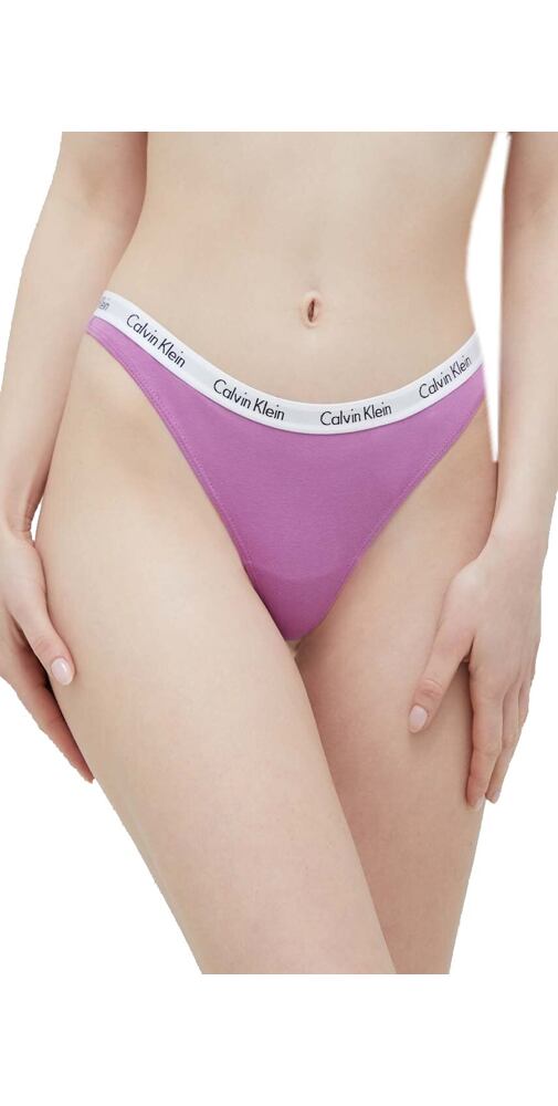 Tanga Calvin Klein QD3587E sv.fialové