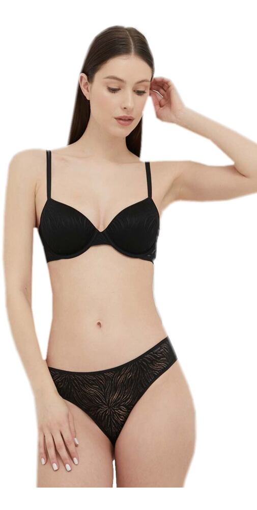 Jemně vyztužená podprsenka Calvin Klein Sheer Marquisette Lace