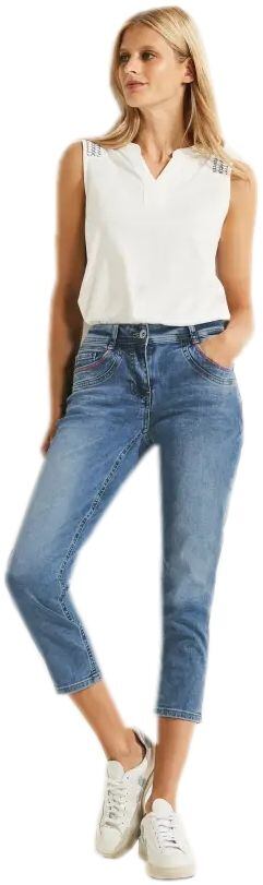 Neformální džíny pro ženy Cecil 376692 mid blue