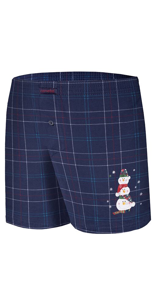 Pánské trenky s vánočním motivem Cornette Classic Snowman 5 jeans