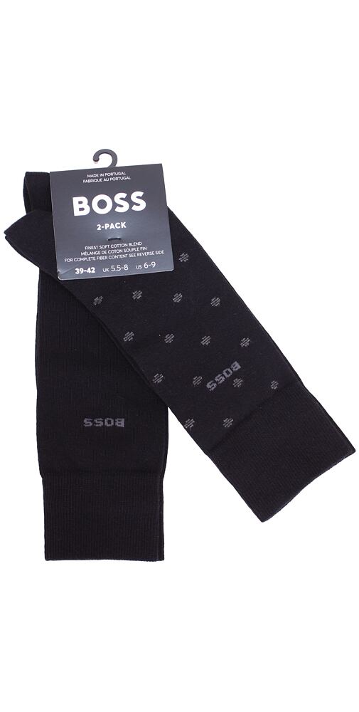 Pánské oblekové ponožky Boss 50501342 2 pack 001