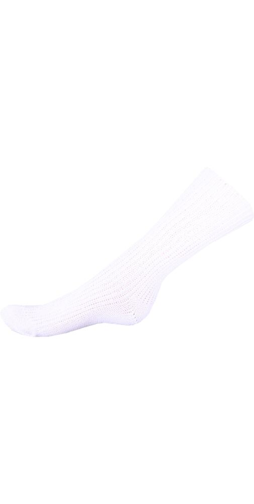 Bílé teplé ponožky