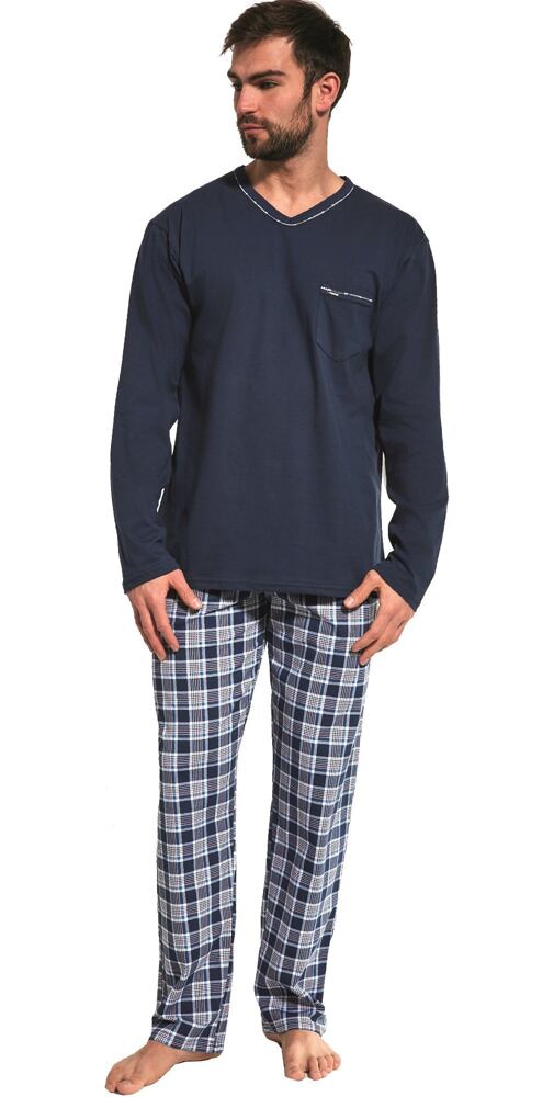 Elegantní pánské pyžamo Cornette Eric navy