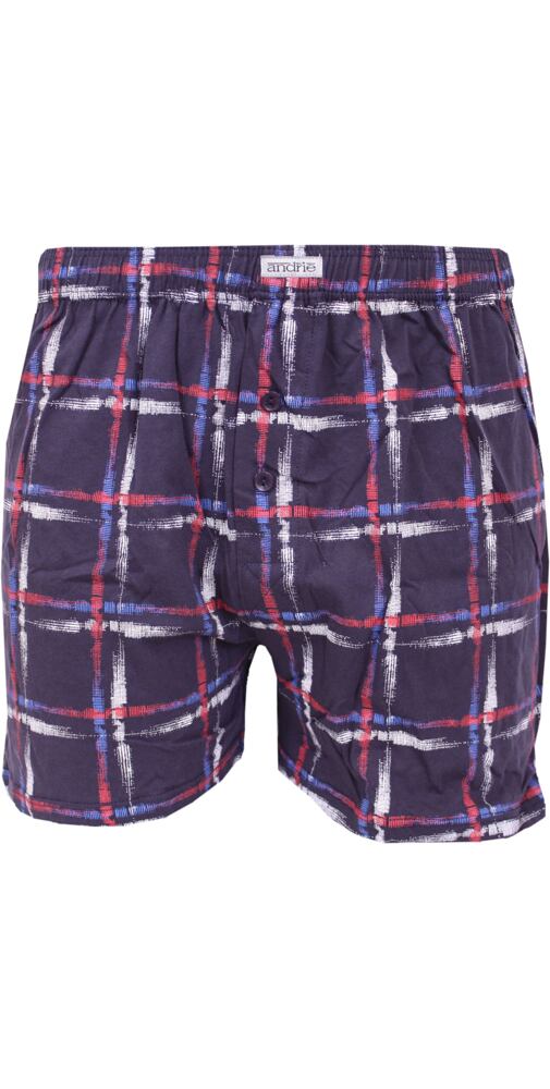 Bavlněné trenkoslipy pro muže Andrie PS 5565 navy-red