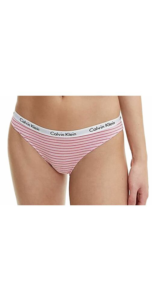 Kalhotky Calvin Klein QD3588E pink proužek