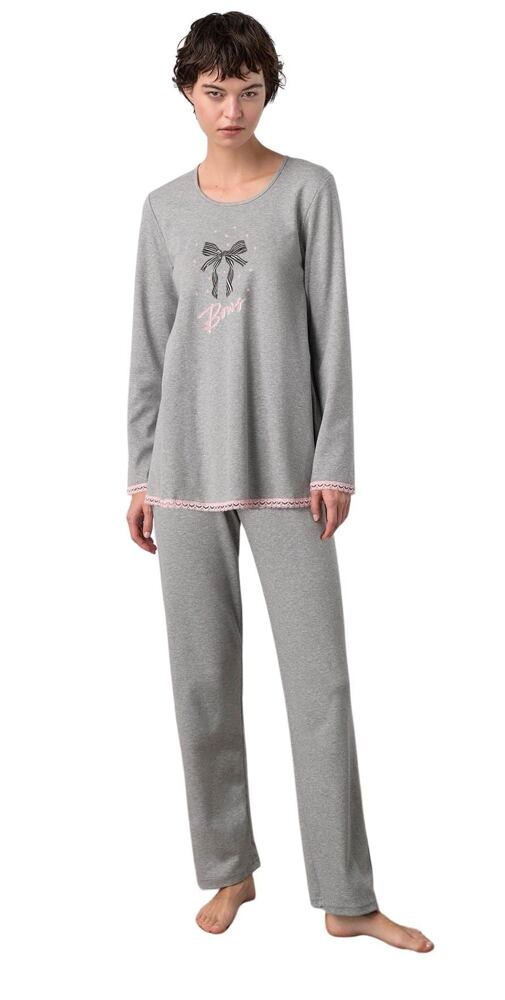 Dámské pyžamo Nia s potiskem mašle