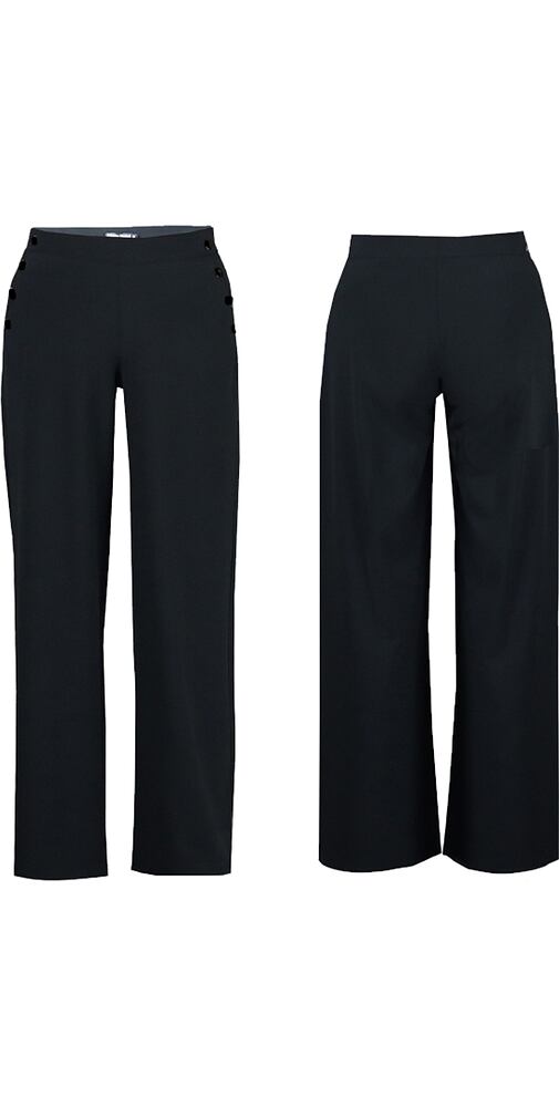 Elegantní kalhoty pro ženy Mila Sarvé Moskou černé