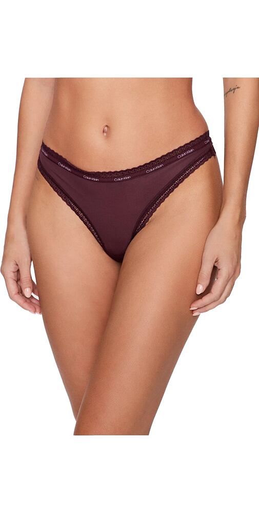 Kalhotky Calvin Klein QD3766E bikini Power plum