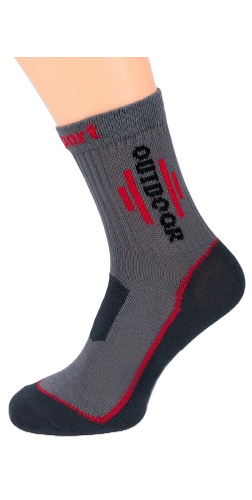Ponožky DVJ SportOut tm.šedá
