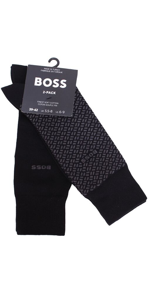 Pánské oblekové ponožky Boss 50509436 2 pack 001
