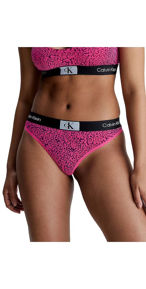 Tanga Calvin Klein QF7221E collection 1996 pink vzor