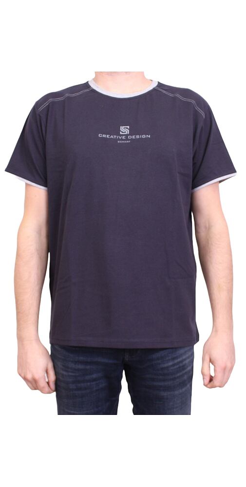 Pánské tričko s krátkým rukávem Scharf SFZ23101 navy