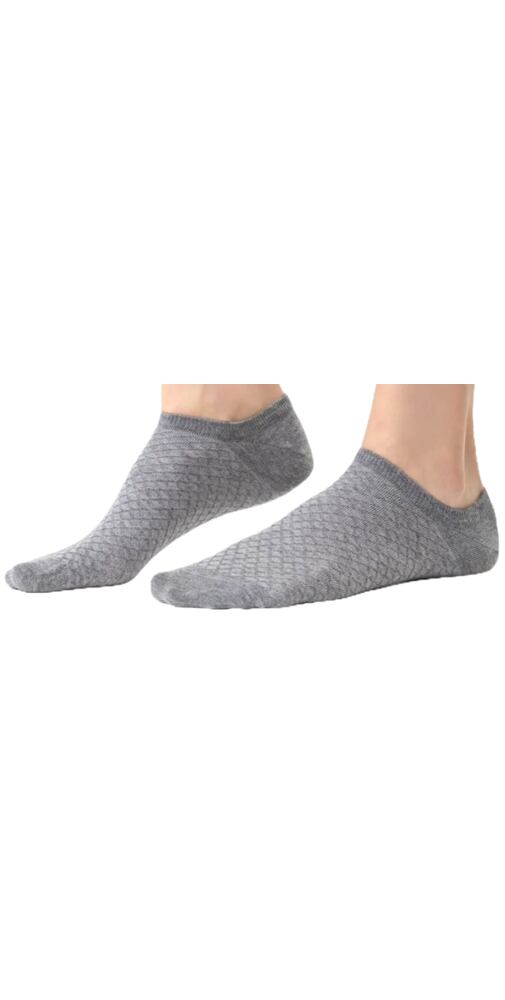 Nízké ponožky Steven 4066 šedé