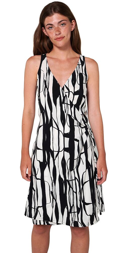 Letní šaty Vamp  bez rukávů černobílé 20441