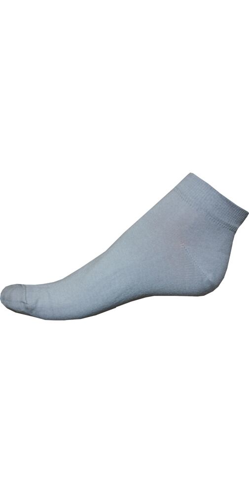 Světle šedé kotníčkové ponožky