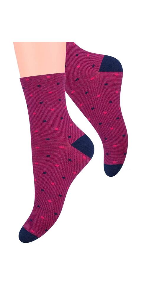 Barevné dámské ponožky