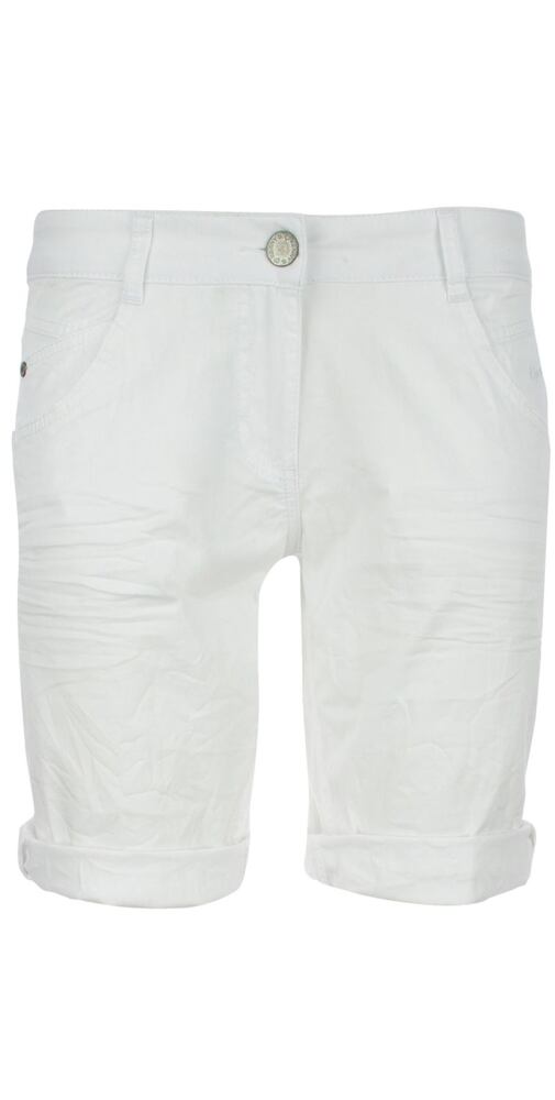 Bílé krátké kalhoty s kapsami