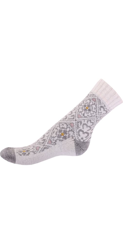 Hřejivé módní ponožky s merino vlnou
