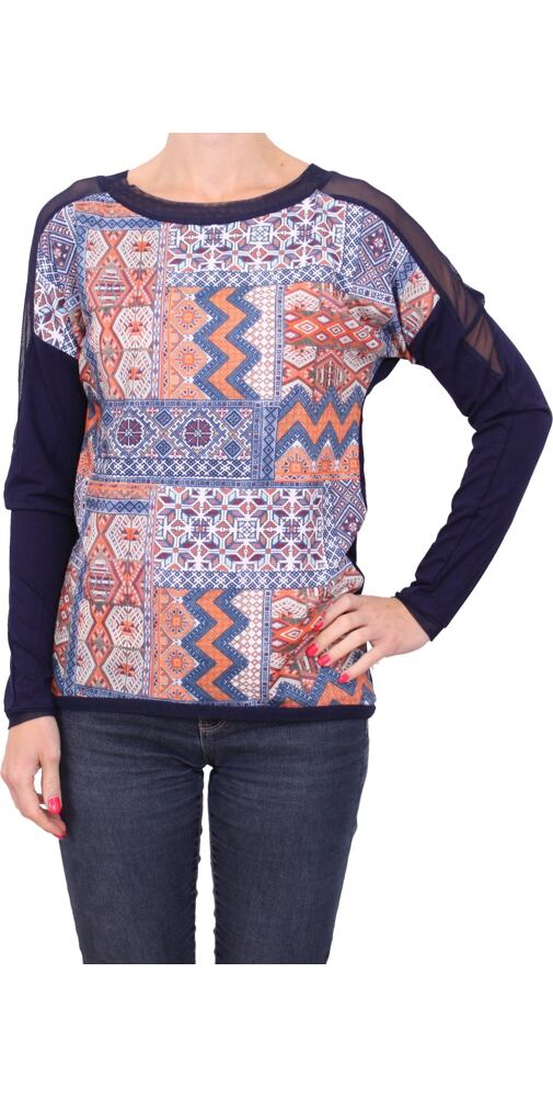 Triko dlohý rukáv Fashion Mam 188 indián