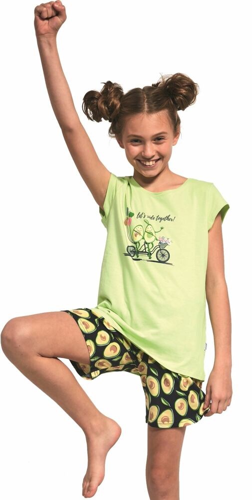 Dívčí krátké pyžamo s obrázky Cornette