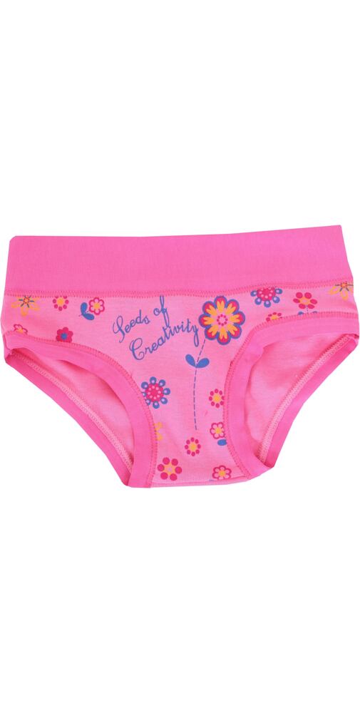 Bavlněné dívčí kalhotky Emy Bimba  B2193 růžová