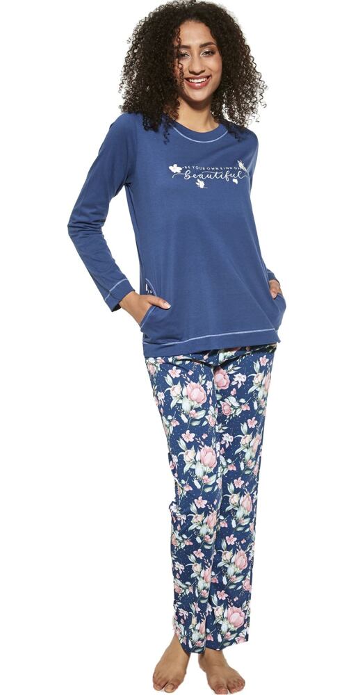Půvabné pyžamo pro ženy Cornette Beautiful 2 jeans