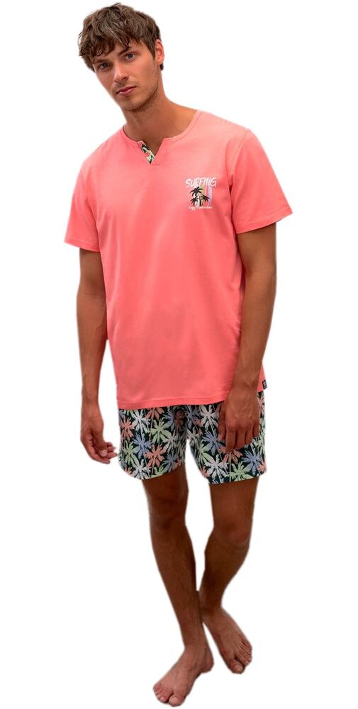 Vamp - Pohodlné dvoudílné pánské pyžamo Kayne 16670