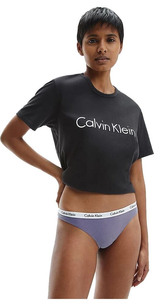 Dámská tanga Calvin Klein QD3587E jeans
