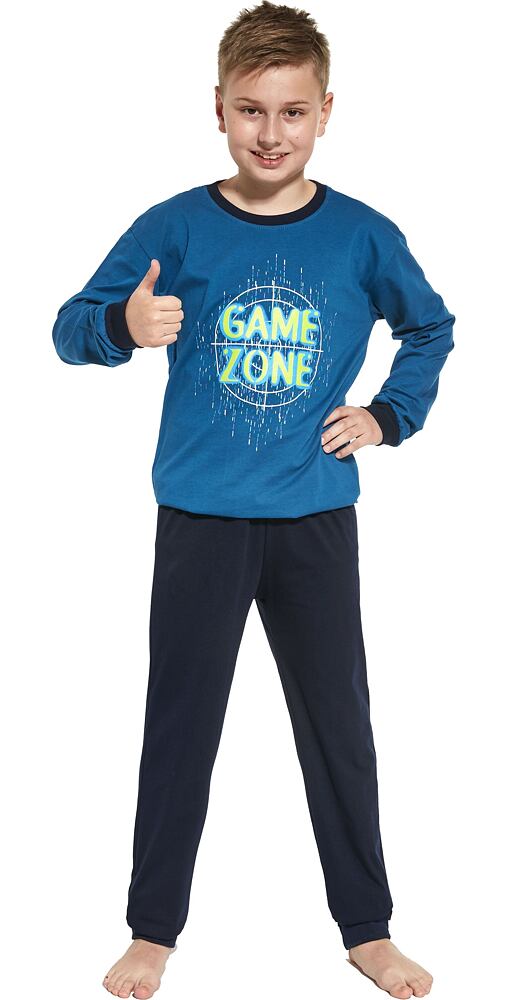 Bavlněné pyžamo pro kluky Cornette Young Game Zone