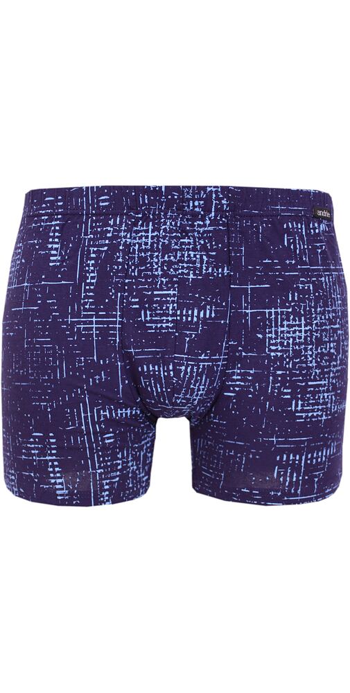 Pánské boxerky bavlna/lycra Andrie PS 5697 inkoust