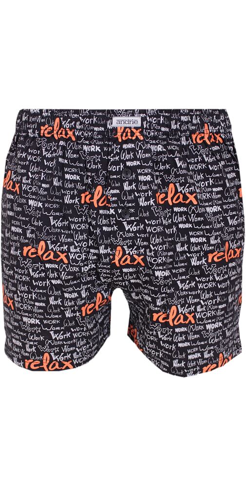 Trenkoslipy s relaxačním tiskem pro muže Andrie PS 5681 orange