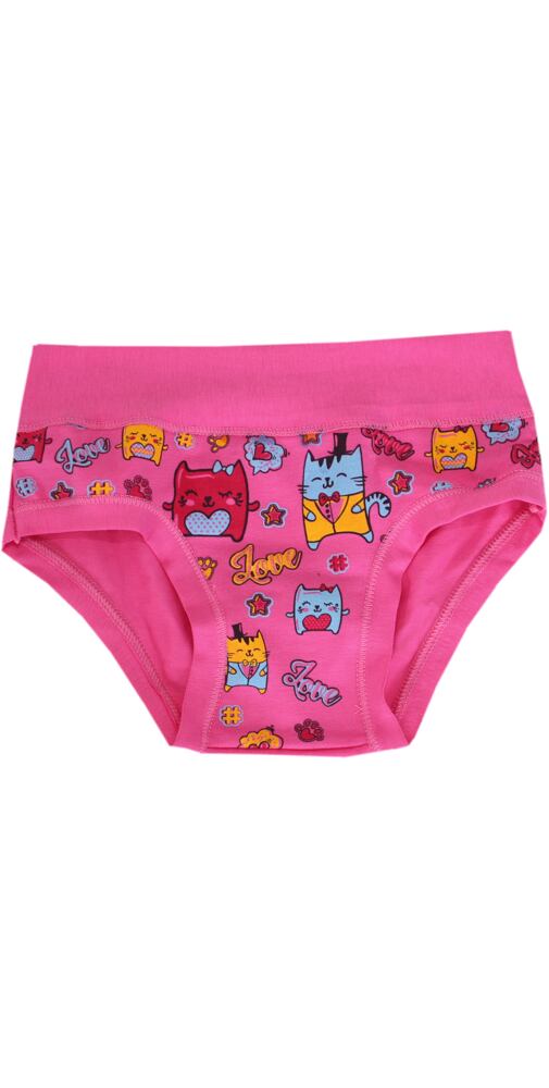 Bavlněné kalhotky s obrázky Emy Bimba B2597 rosa fluo