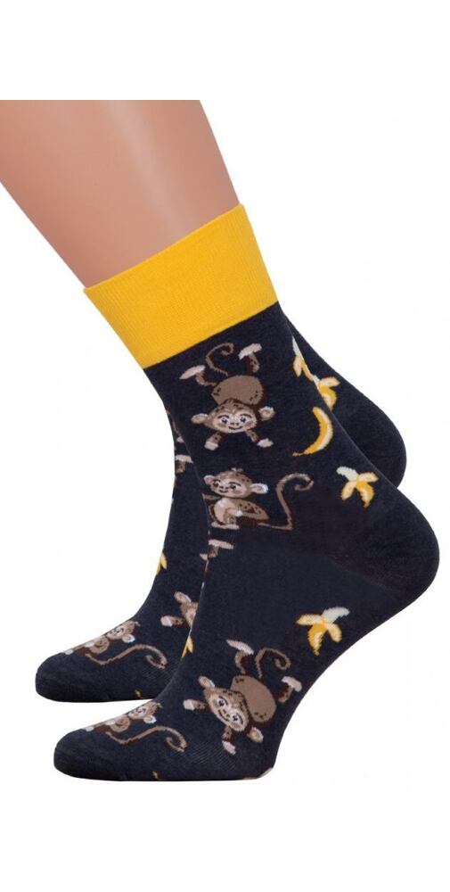 Dámské ponožky s obrázky More 176078 opice