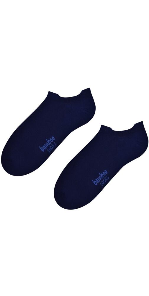 Nízké kotníčkové ponožky do tenisek Steven s bambusem 094 navy