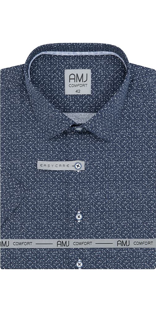 Elegantní košile pro muže AMJ Comfort VKBR 1283 navy