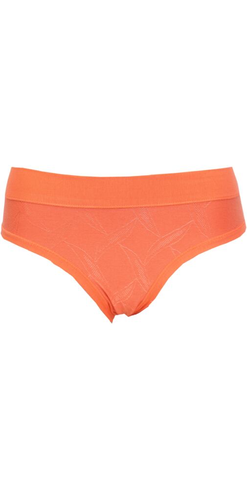 Dámské kalhotky s širším lemem v pase Andrie PS 2911 orange