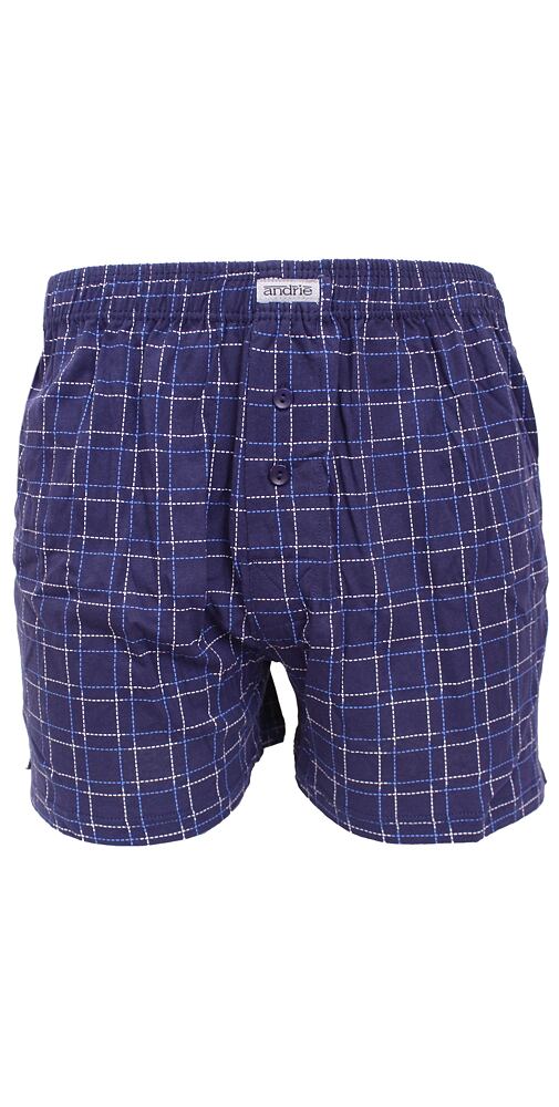 Kostkované trenky pro muže Andrie PS 5750 navy