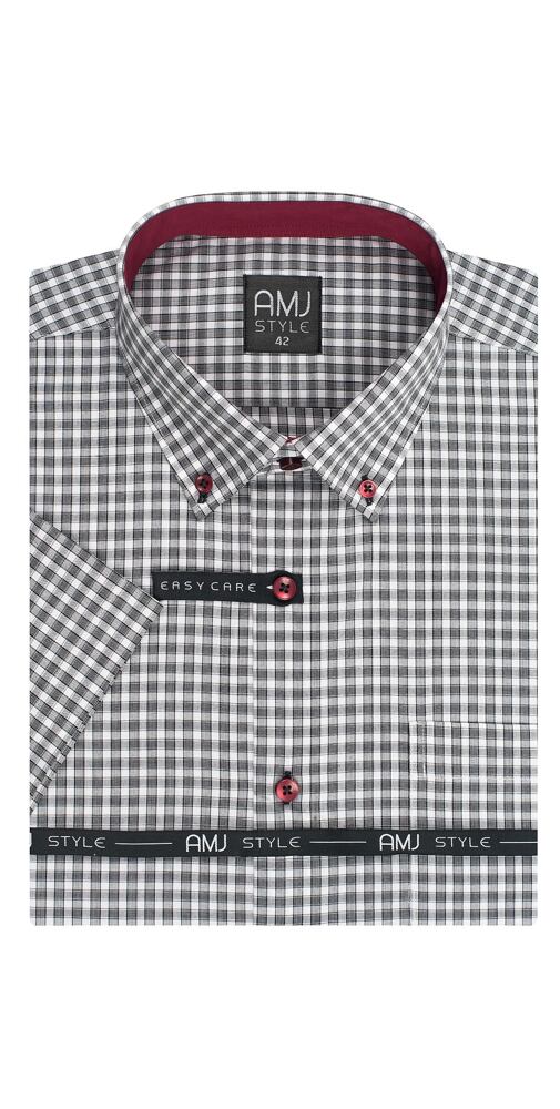 Košile AMJ Style VKR 834 - šedá kostička