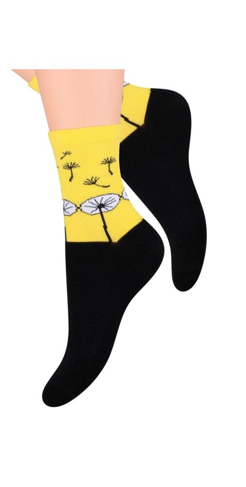 Ponožky Steven 274099 - žlutá